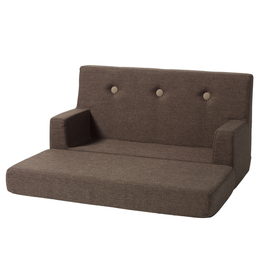 By KlipKlap KK Kids Sofa Brown w. Sand
