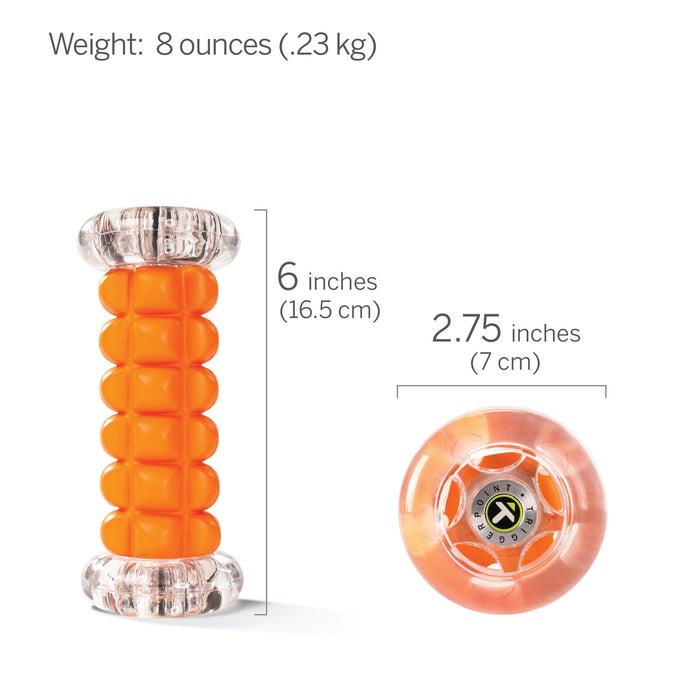 Trigger Point Therapy Nano Fodrulle Massage rulle Orange