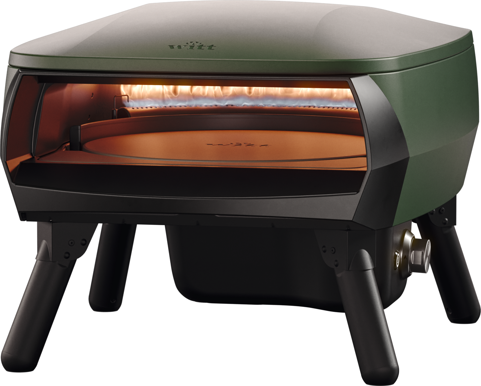 Witt PICCOLO Rotante 13" Mat Grøn EU Pizzaovn Grøn