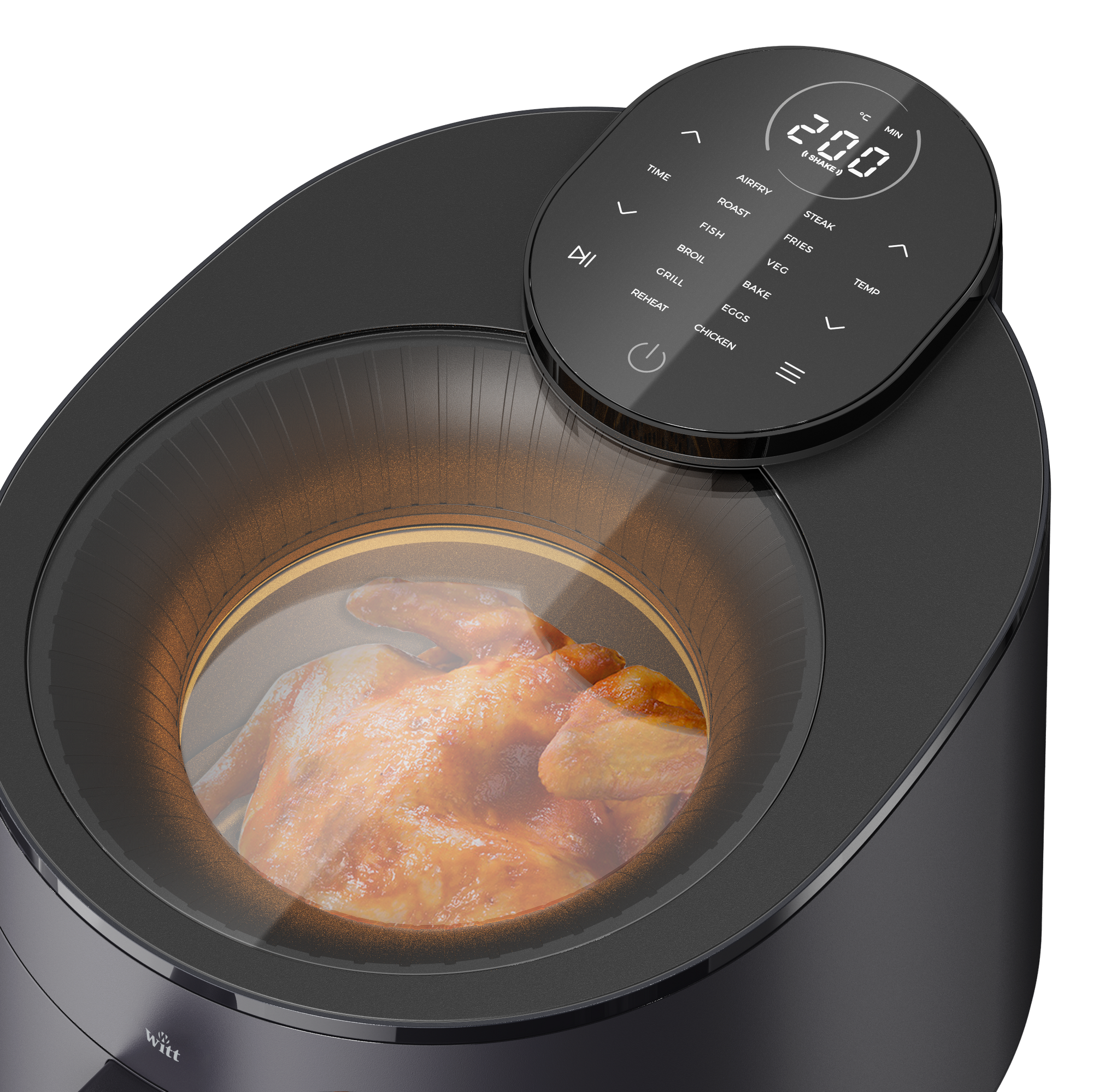 Witt Premium Bladeless Airfryer Black