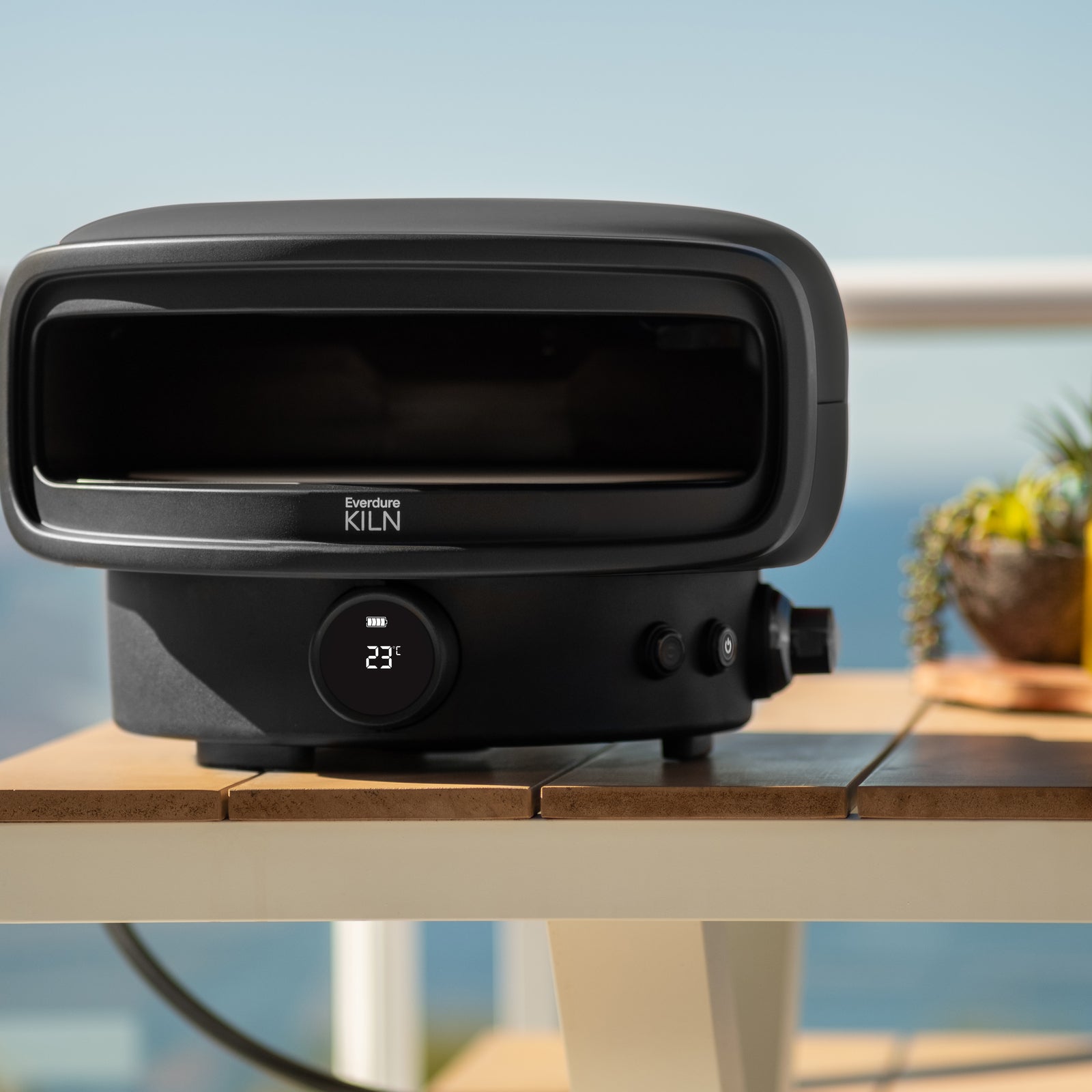Everdure KILN-P serien EU/UK Pizzaovn Sort