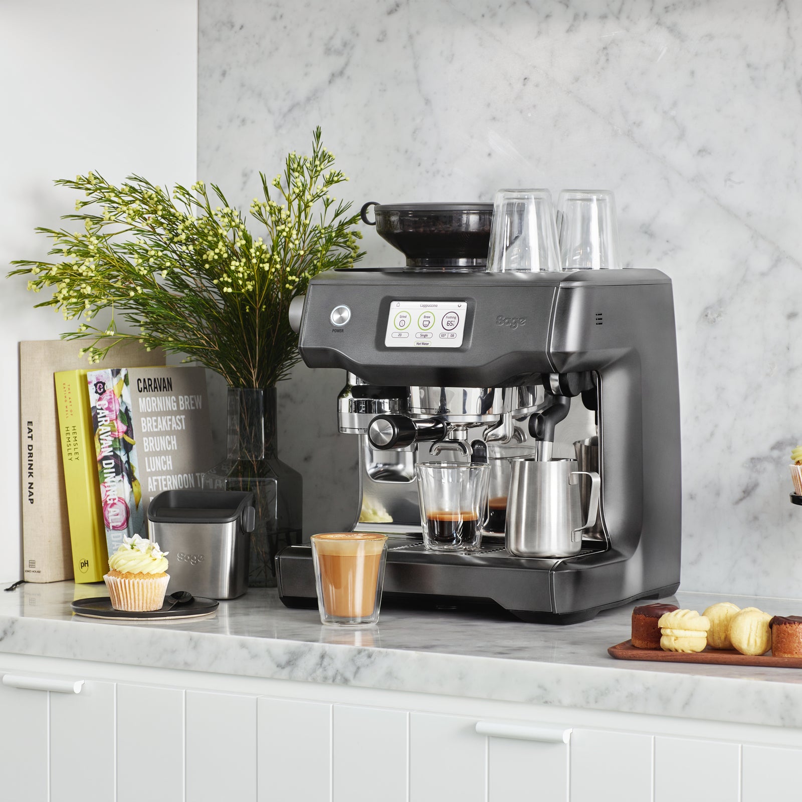 Sage SES 990 BST Espressomaskine Sort stål