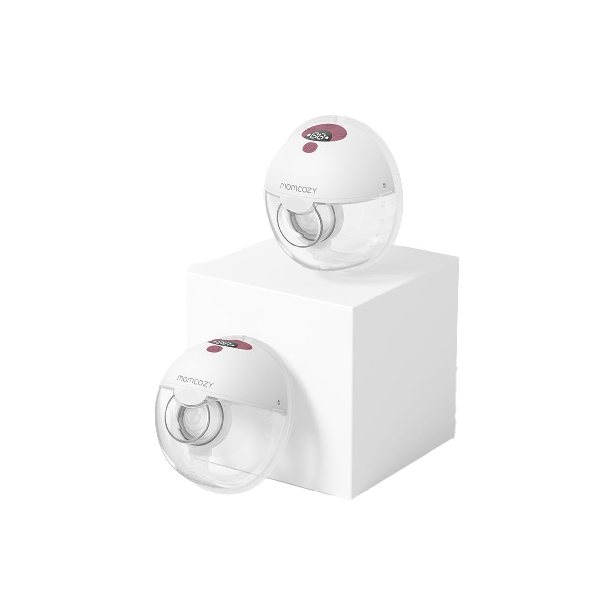 Momcozy M5 Dobbeltpakke Bærbar Brystpumpe Rød