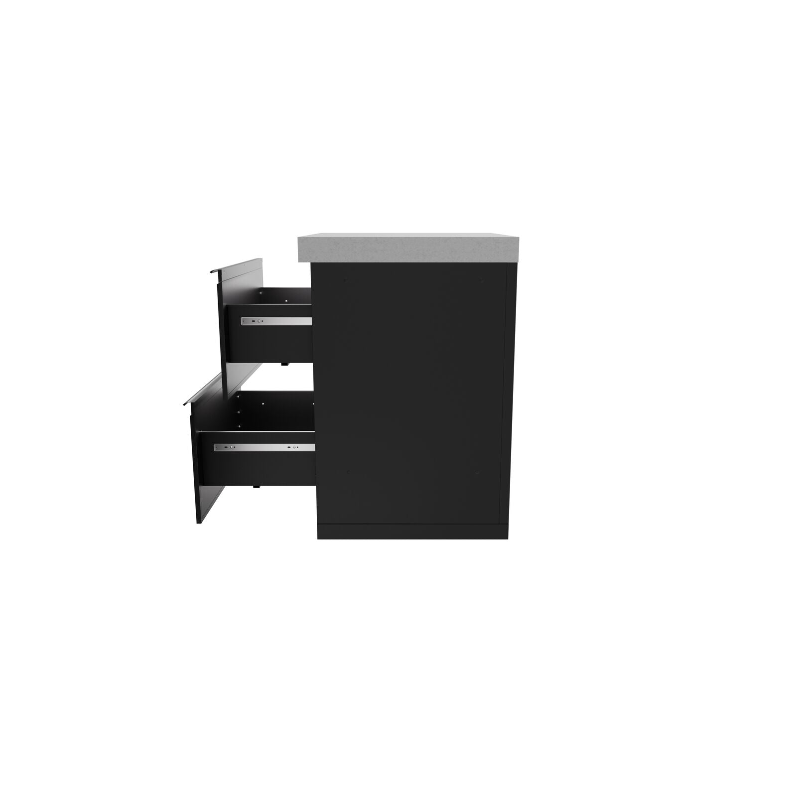 Everdure Dobbelt Skuffemodul Sort Finish Gasgrill Sort