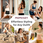 Momcozy Ergowrap M Magebelte etter fødsel Oyster Pink