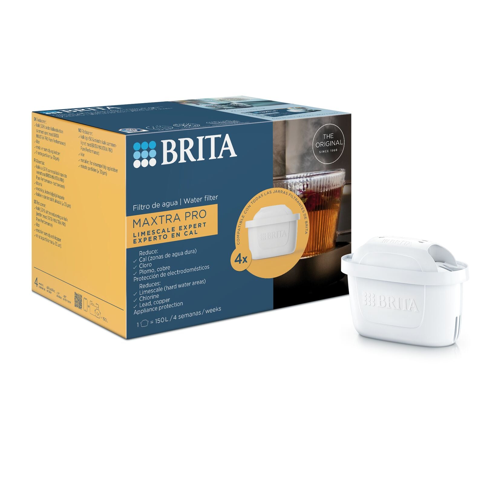 Brita Pack 4 Limescale Expert Waterfilter
