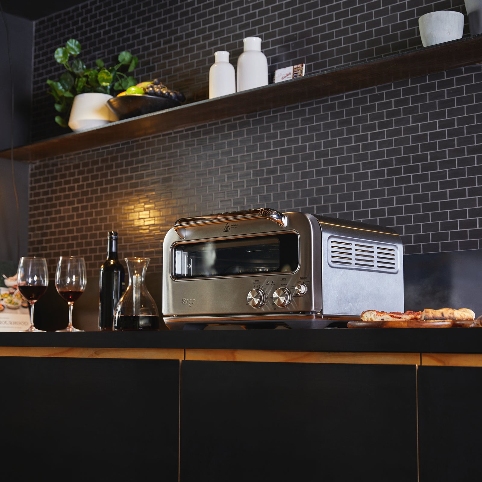 Sage SPZ 820 BSS Pizzaiolo Oven Compact oven Brushed Steel