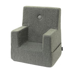 By KlipKlap KK Kids Chair Dusty green bouclé w. light green