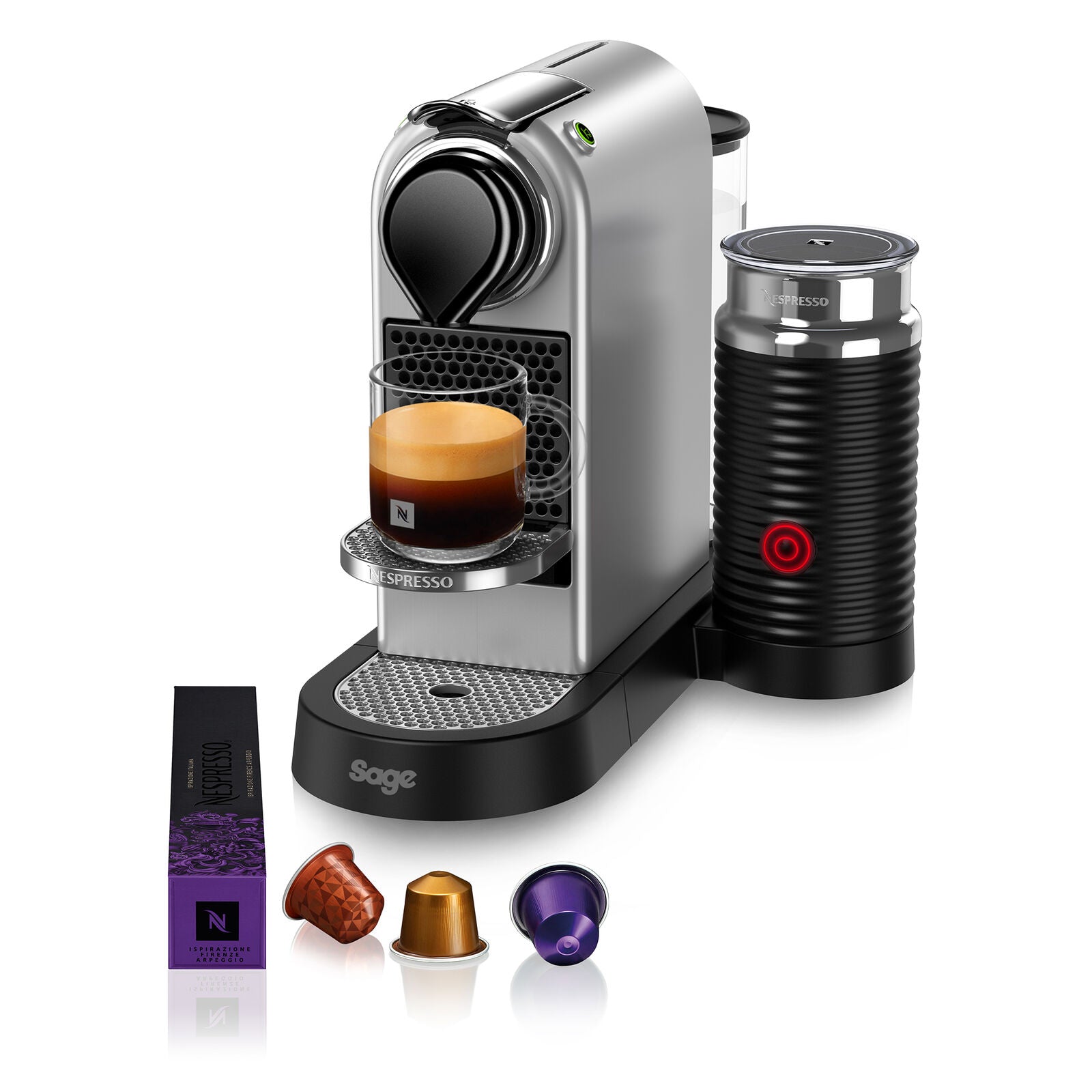 SEC 660 SIL Nespresso CitiZ & Milk - Silver
