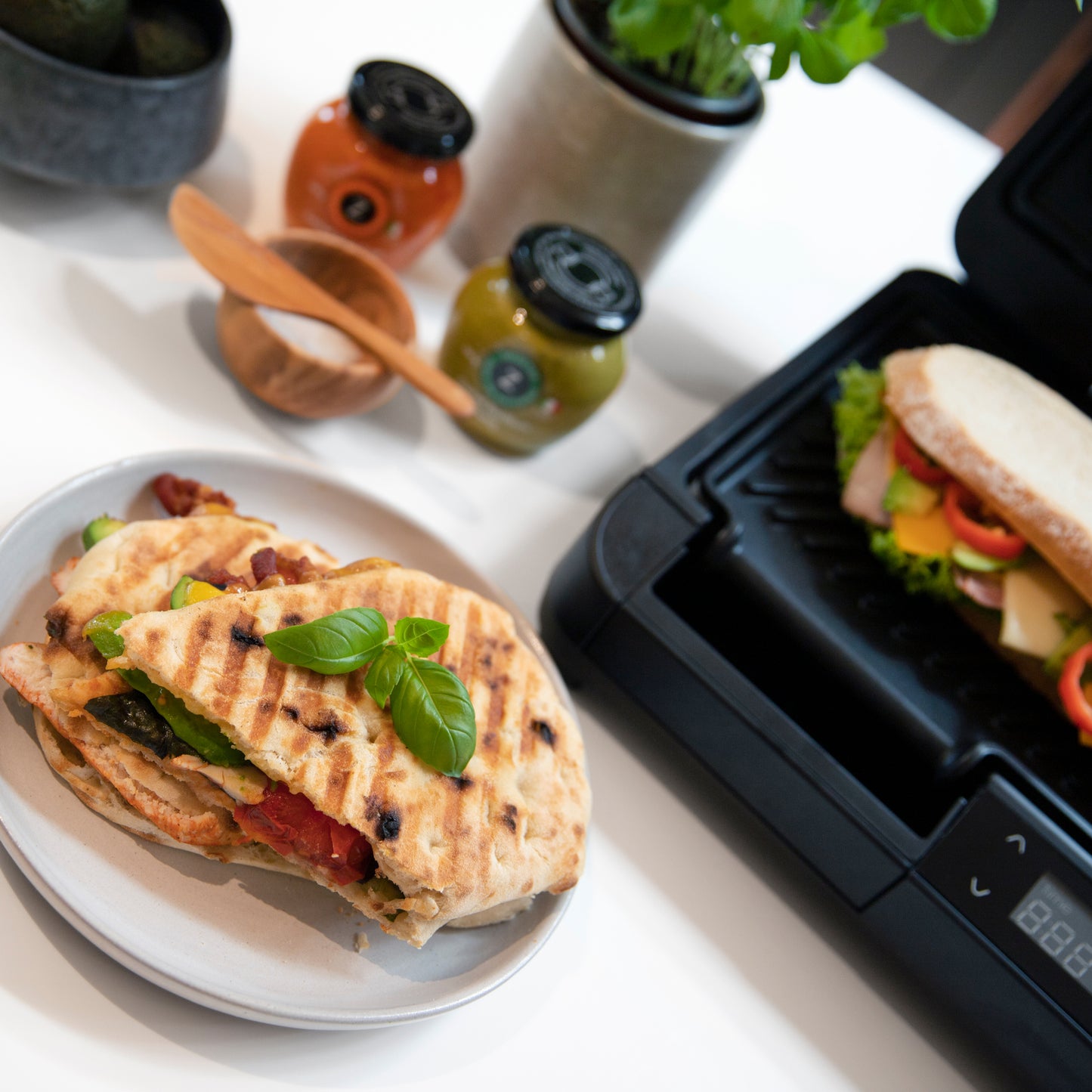 Witt Premium Multigrill Grill and sandwich maker Black