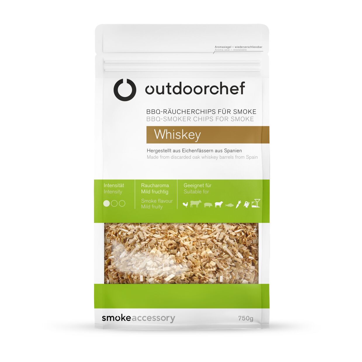 Outdoorchef RØGFLIS WHISKEY TIL RØG Træ