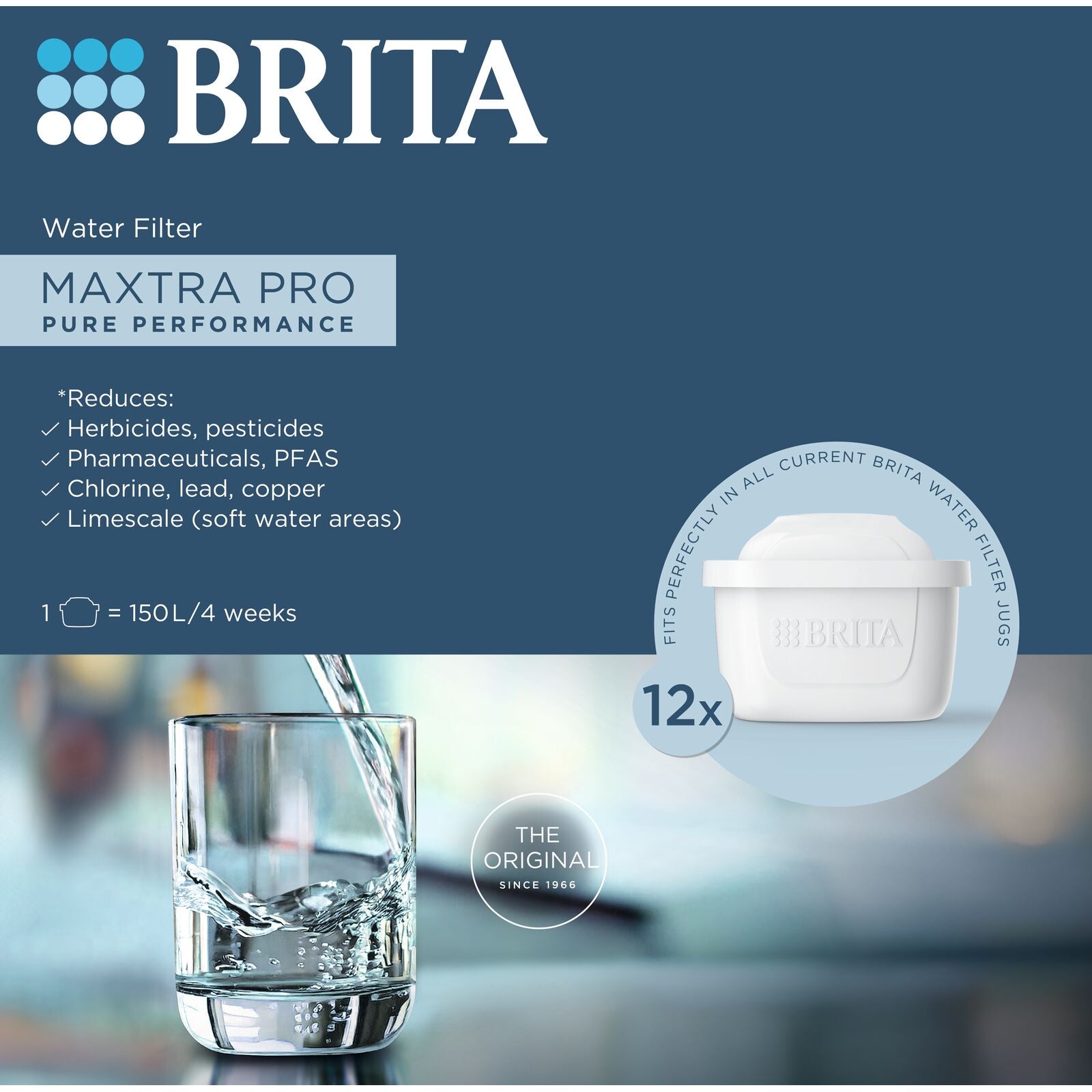 Brita Pack 12 All-in-1 Waterfilter