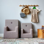 By KlipKlap KK Kids Chair XL Soft Rose w. Rose