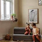 By KlipKlap KK 3 Fold Sofa 120 cm Brown w. Sand