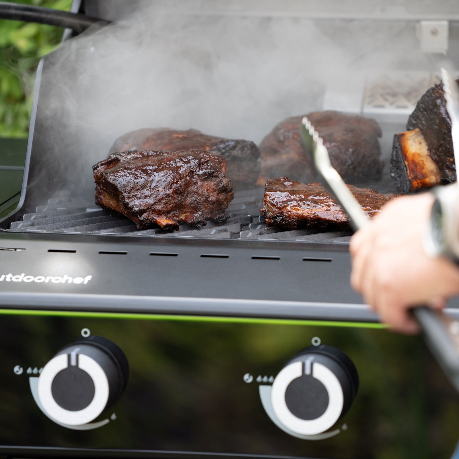 Outdoorchef BBQ STATION HEAT X-345 30MBAR Gas BBQ Black