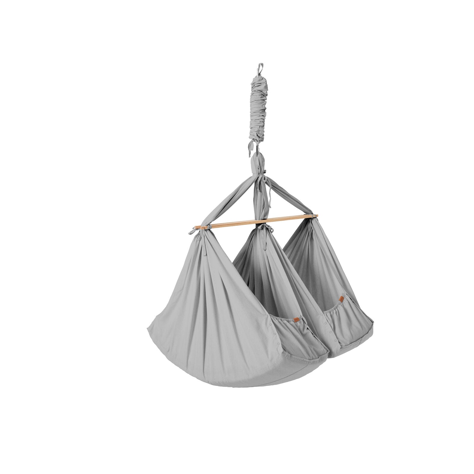 Membantu Basic Organic Twin Hammock Grey