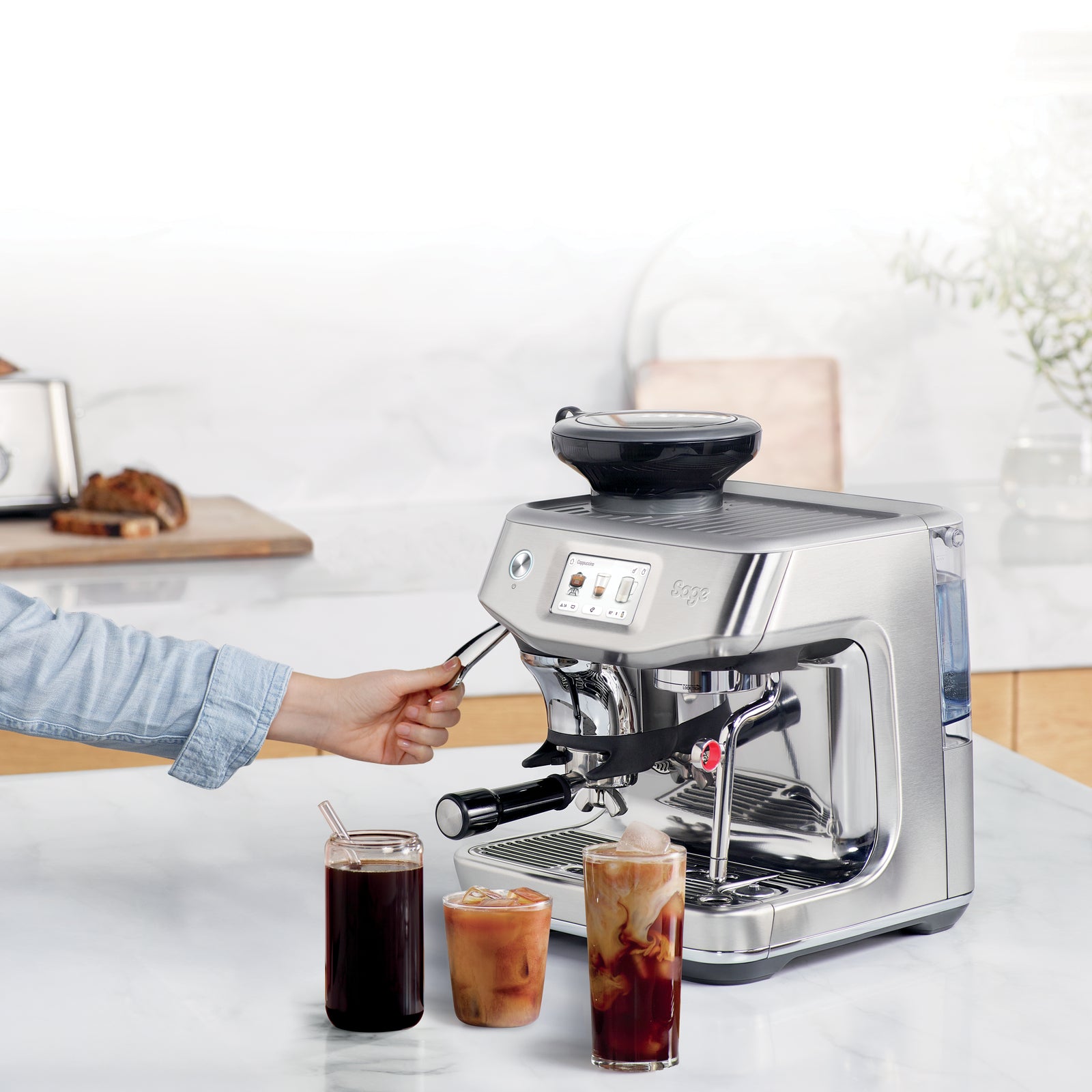 Sage SES 882 BTR Barista Touch Impress Cold espressomaskine Black Truffle