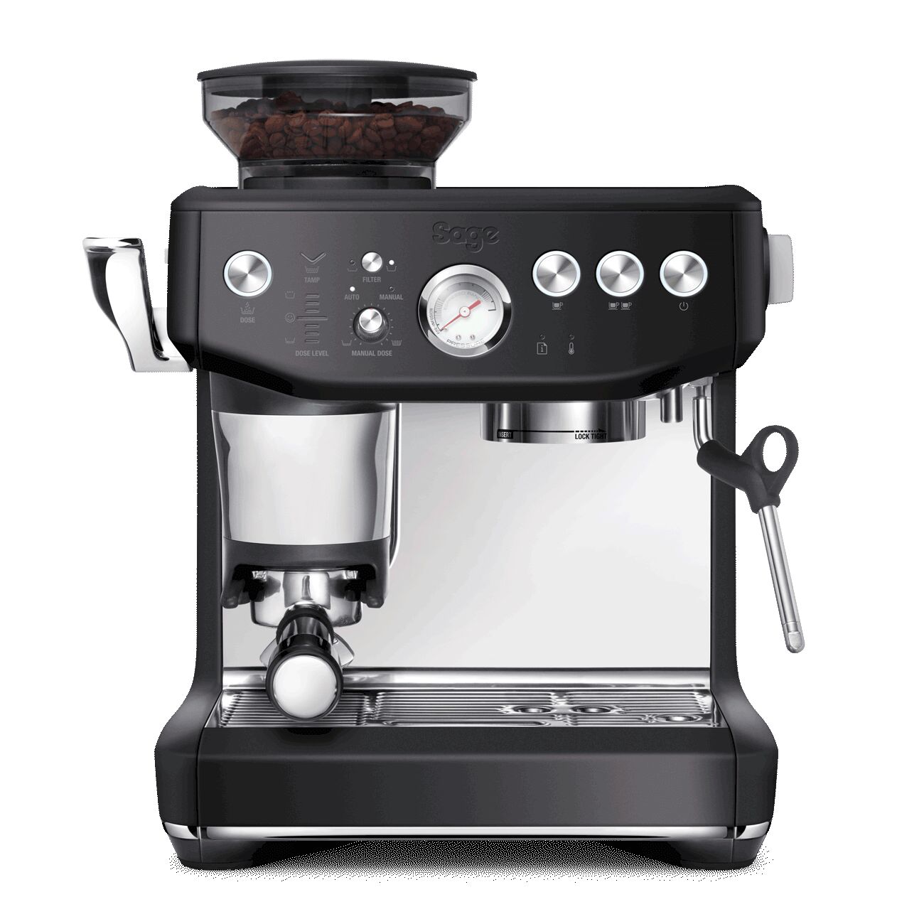 Sage SES 876 BTR Espressomaskine Sort Trøffel