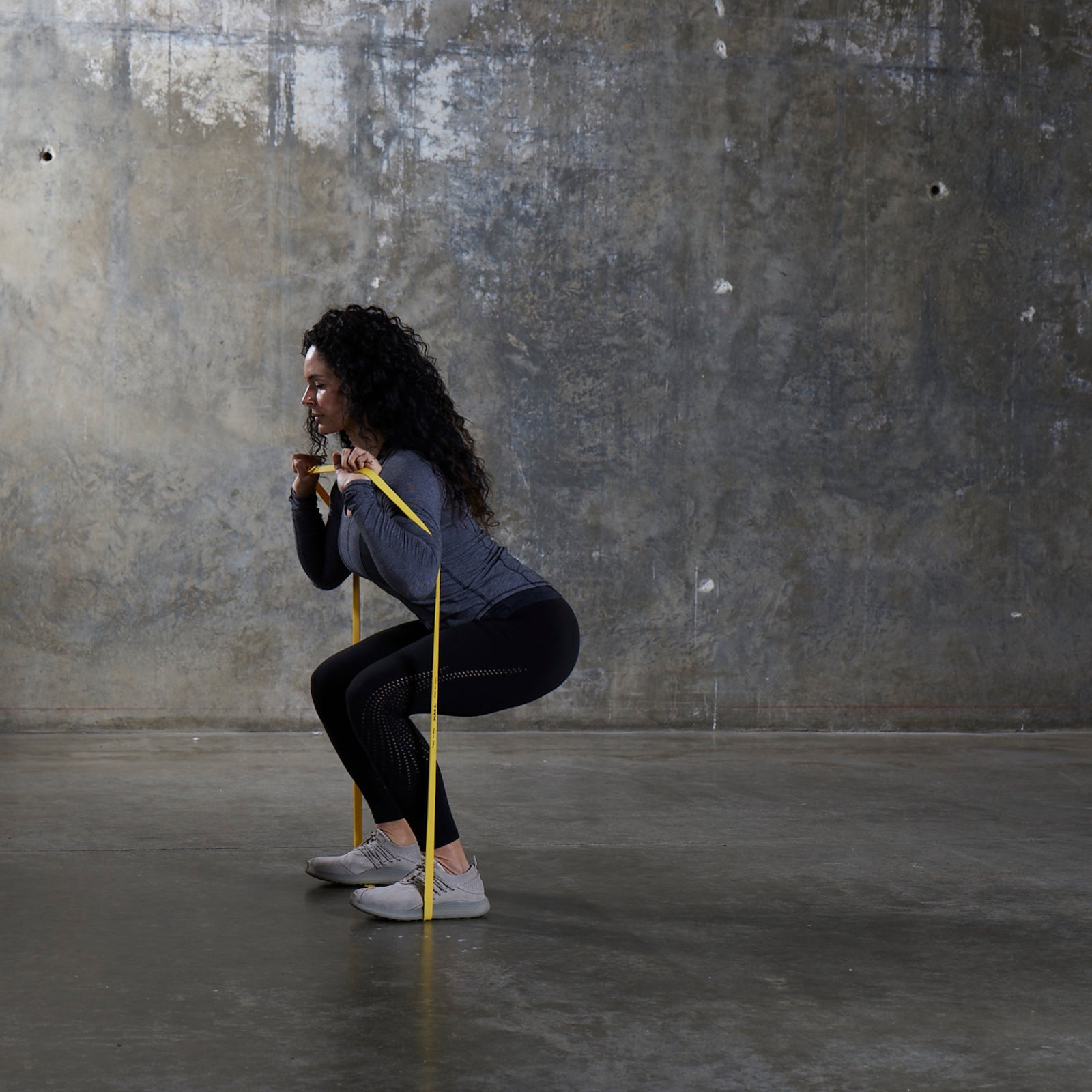 TRX Elastiske Modstandsbånd, 20-50 kg, Medium Elastikbånd til træning Grå