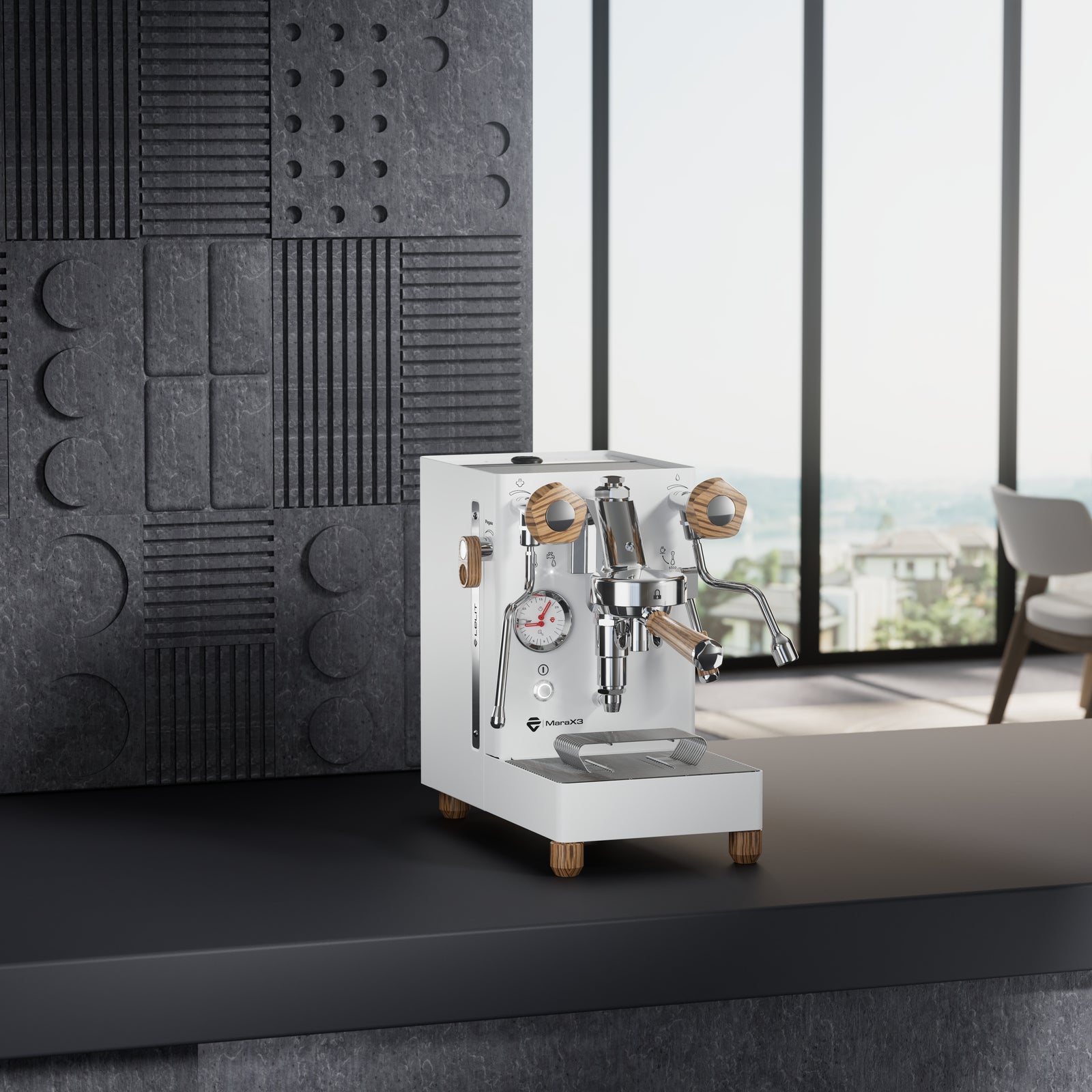 Lelit MARAX3 HX WHT TYPE Q Espressomaskine Hvid