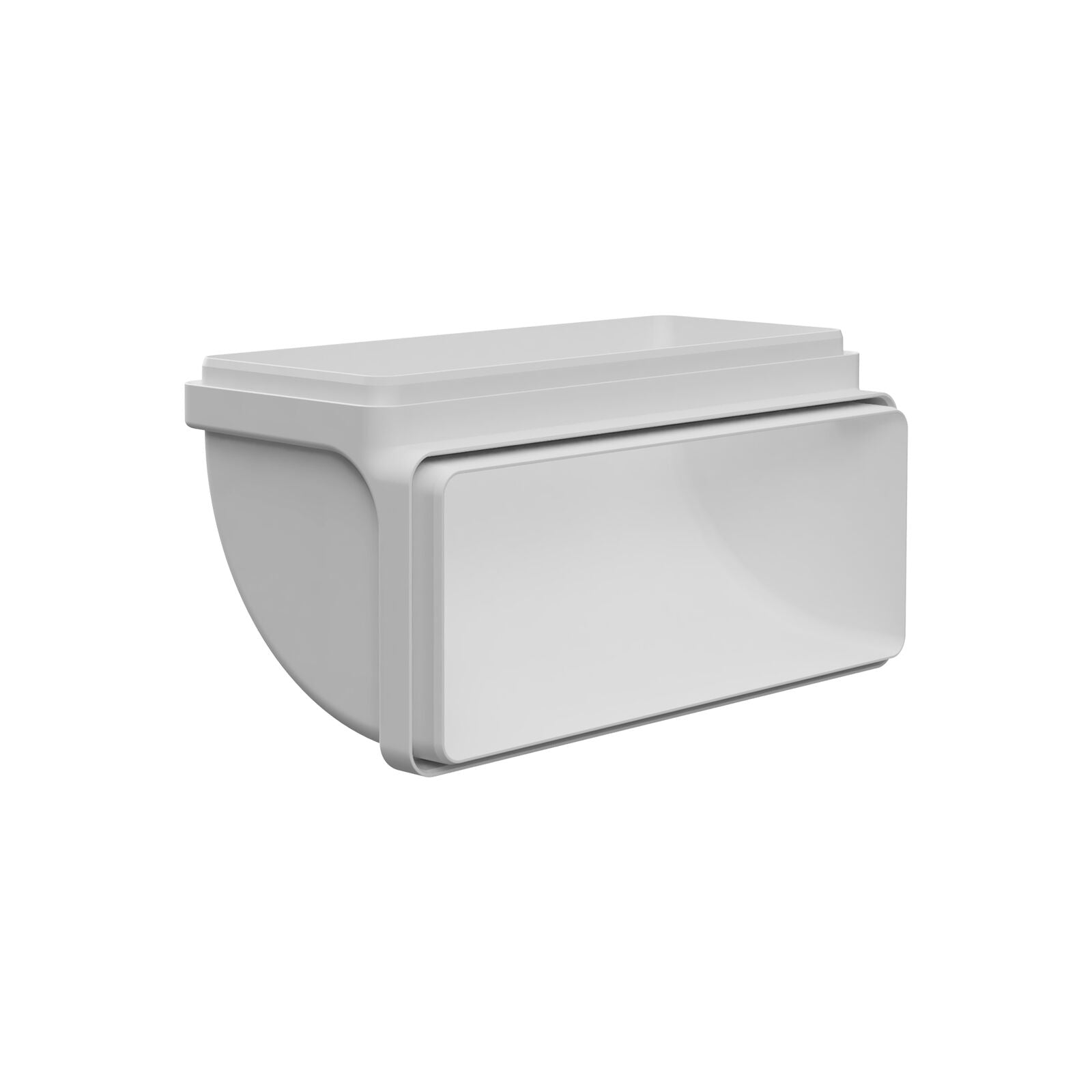 Witt IT001 90° Vertikal bøjning, 220x90mm - Hvid