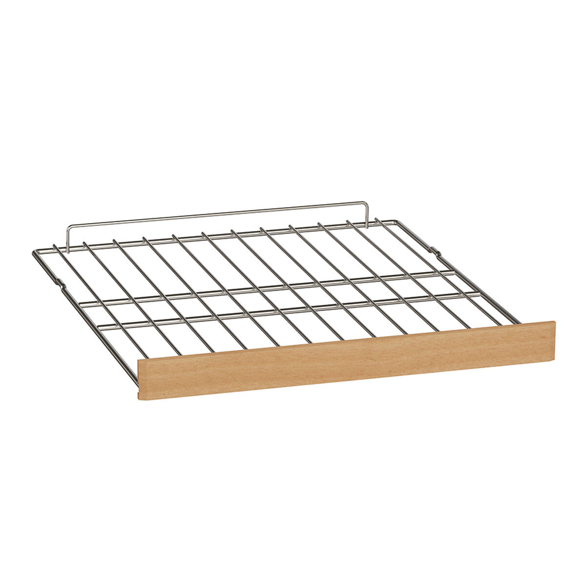 Liebherr Metal shelf with wooden front, height-adjustable
