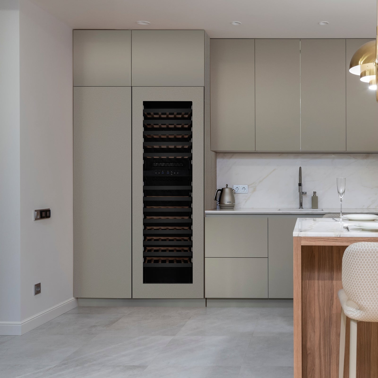 Witt WI60182H-2P101 Built-in wine Black