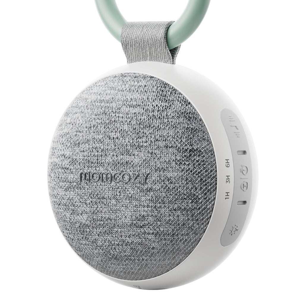 Momcozy Regnbue Hvitstøy Baby Lydmaskin Grå