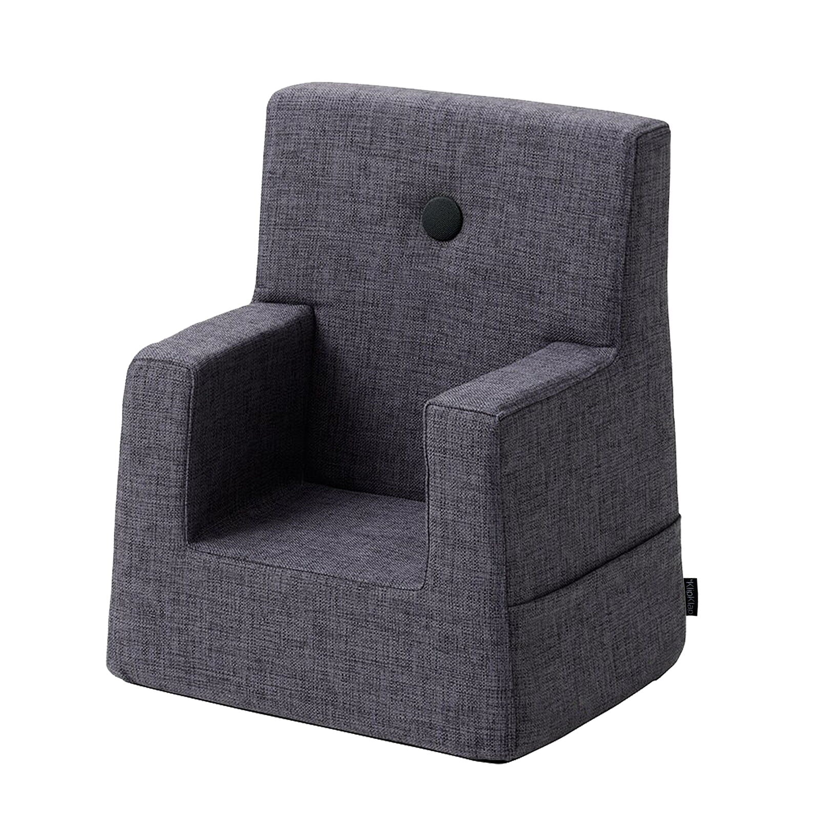 By KlipKlap KK Kids Chair Blue Grey w. Grey