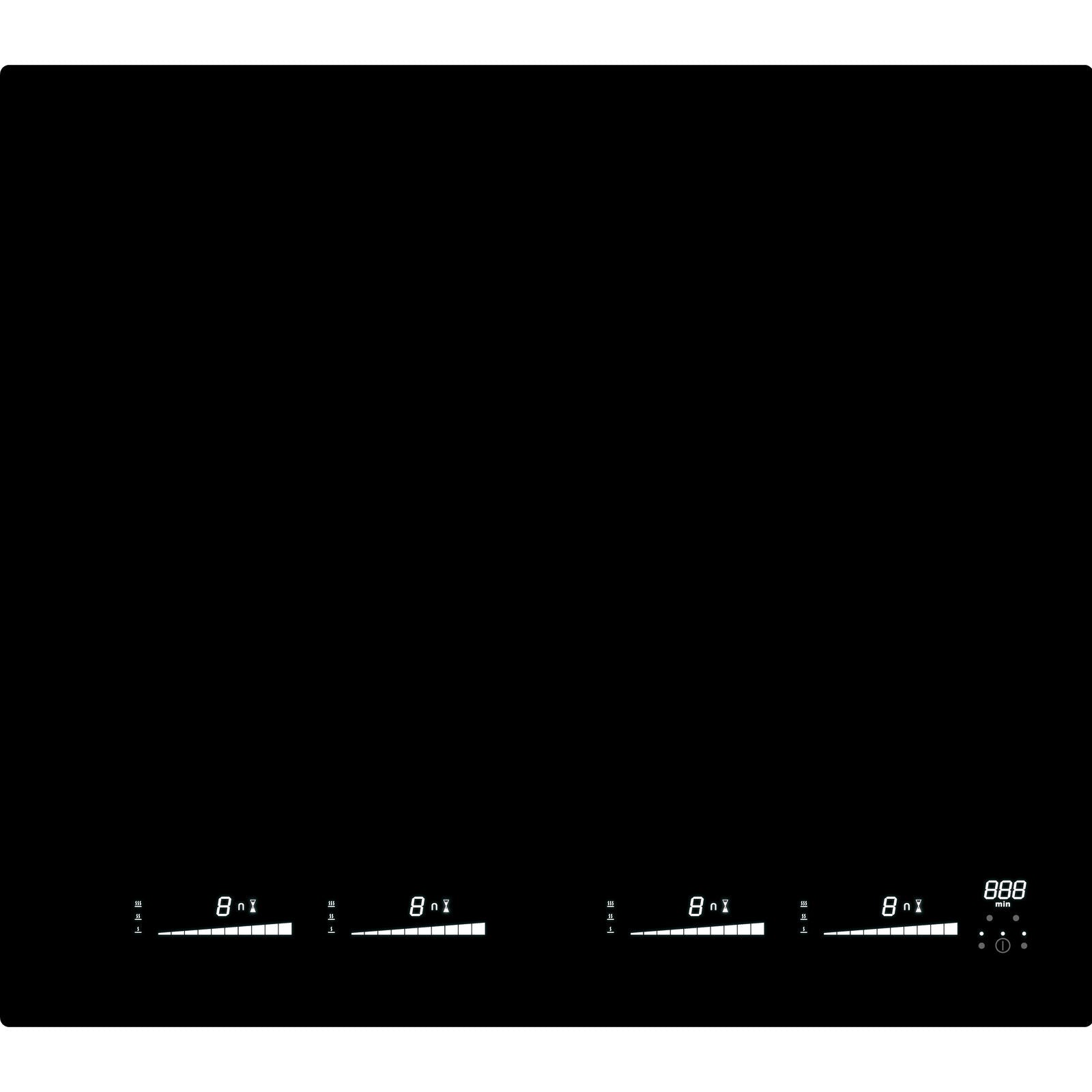 Witt WIP 60 SQW4  Induction hob Black