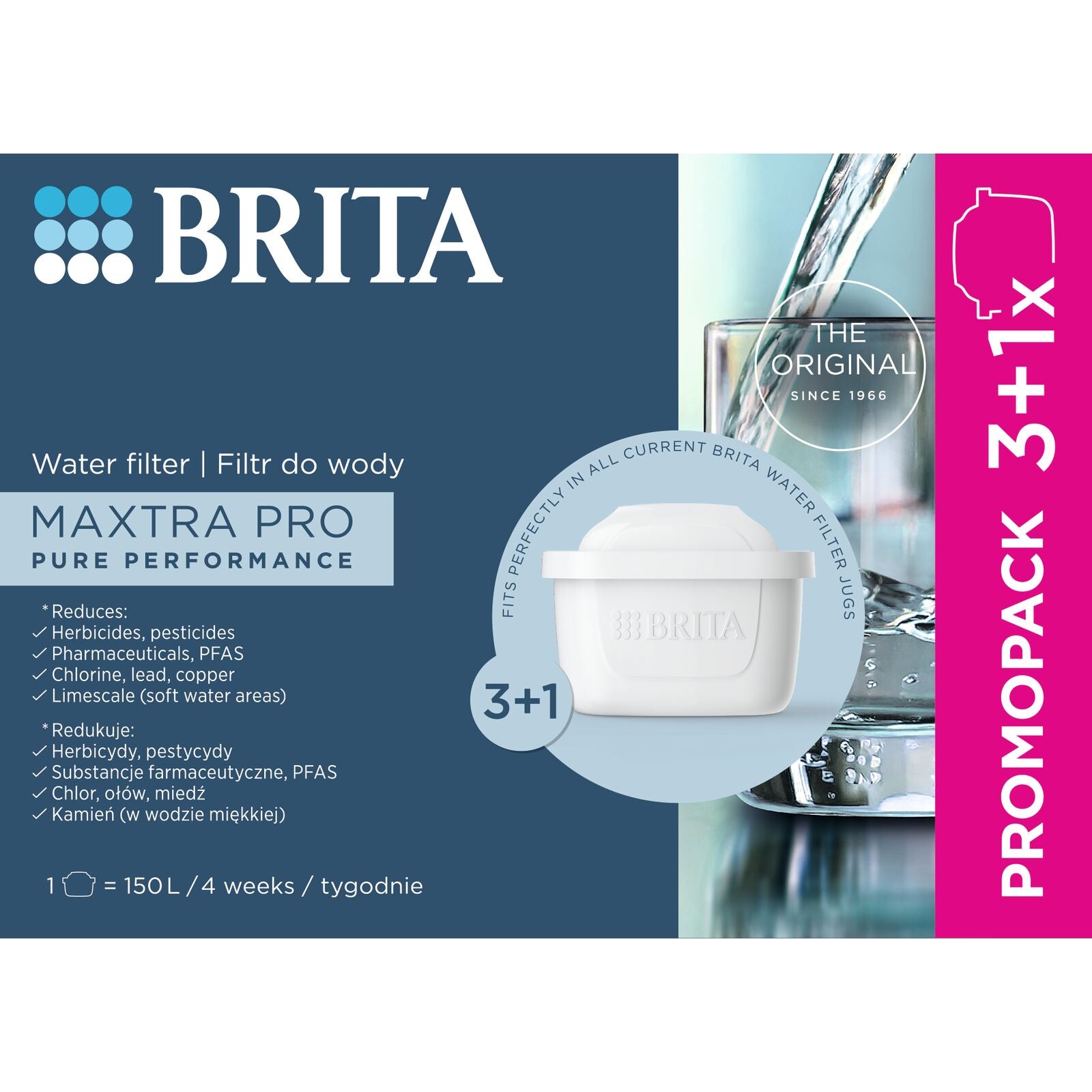 Brita Pack 4 (3+1) All-in-1 Waterfilter