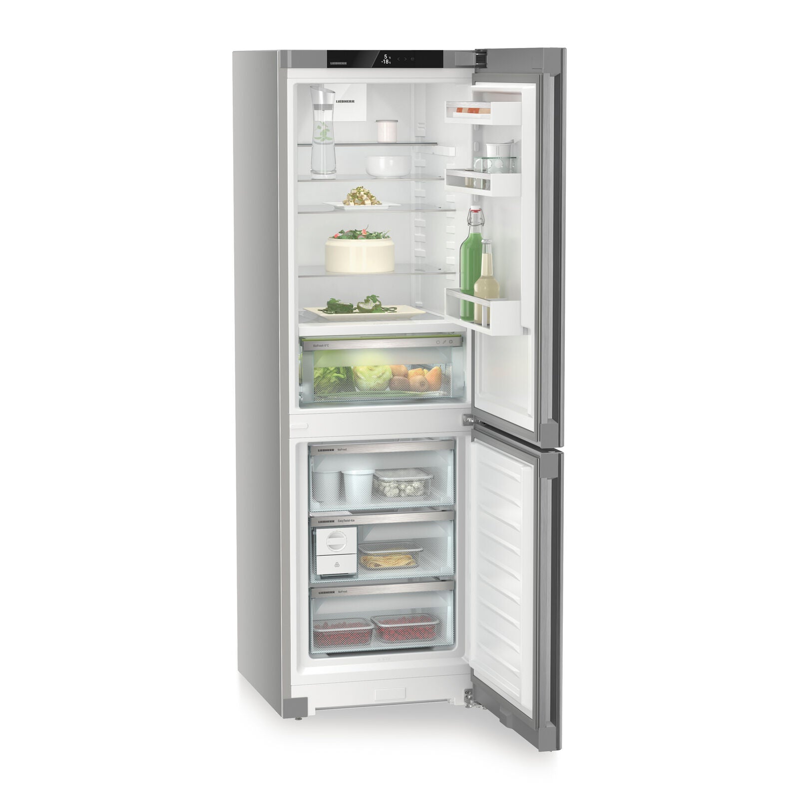 Liebherr Pure CBNsfc 5223-22 001 Fridge-freezer Stainless steel look