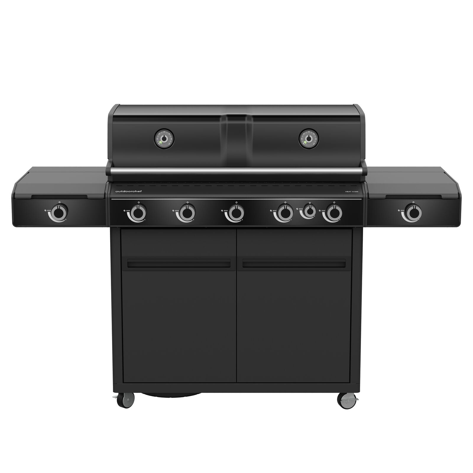 Outdoorchef BBQ station heat X-545 30MBAR UK Gas BBQ Black