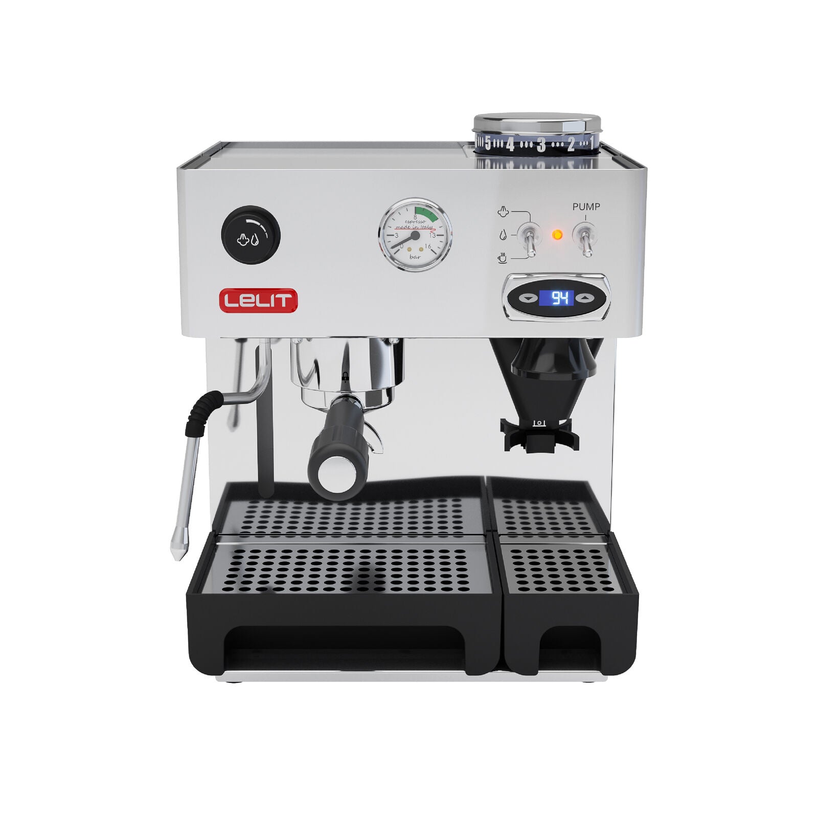 Lelit Anita - PL042TEMD Espressomaskine Børstet Rustfrit Stål