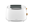 Witt Premium 2-skive Træ Brødrister Hvid