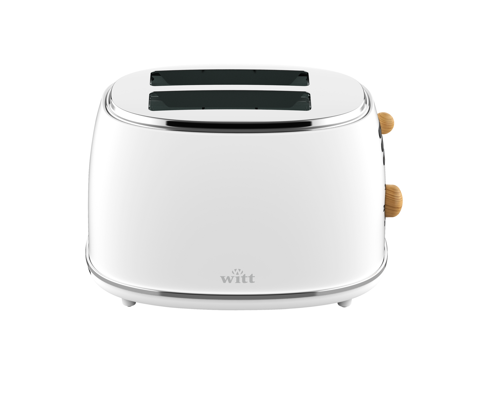 Witt Premium 2-slice Wood Toaster White