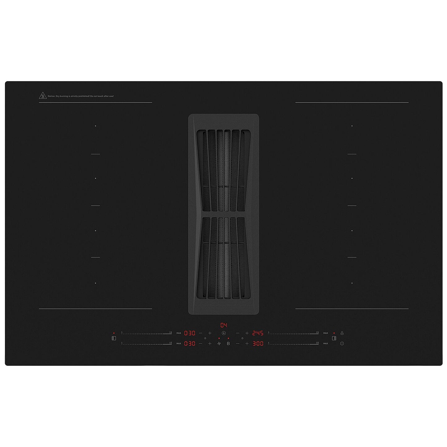 Witt Classic Heat 80 R Hood in hob Black