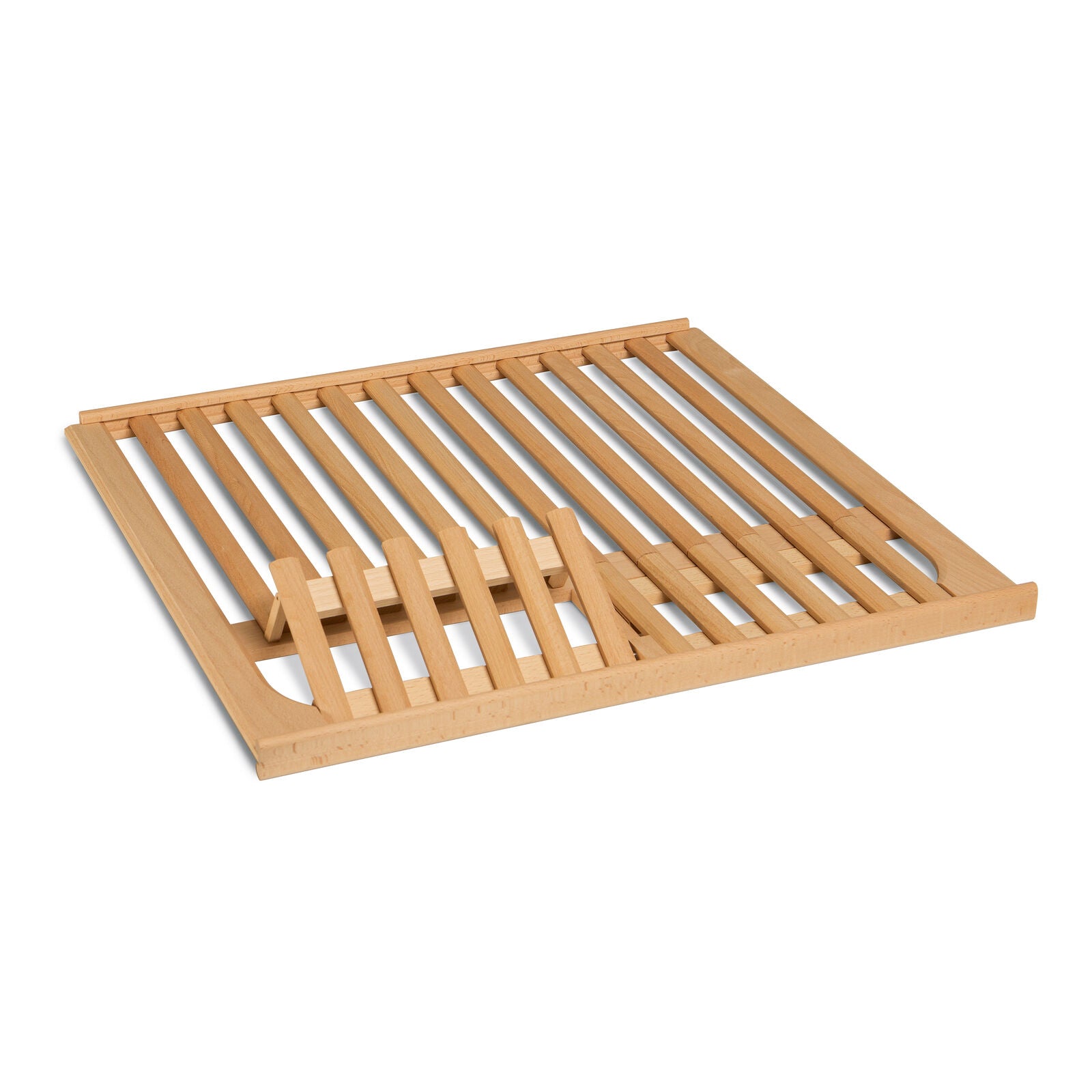 Liebherr Wooden presentation shelf