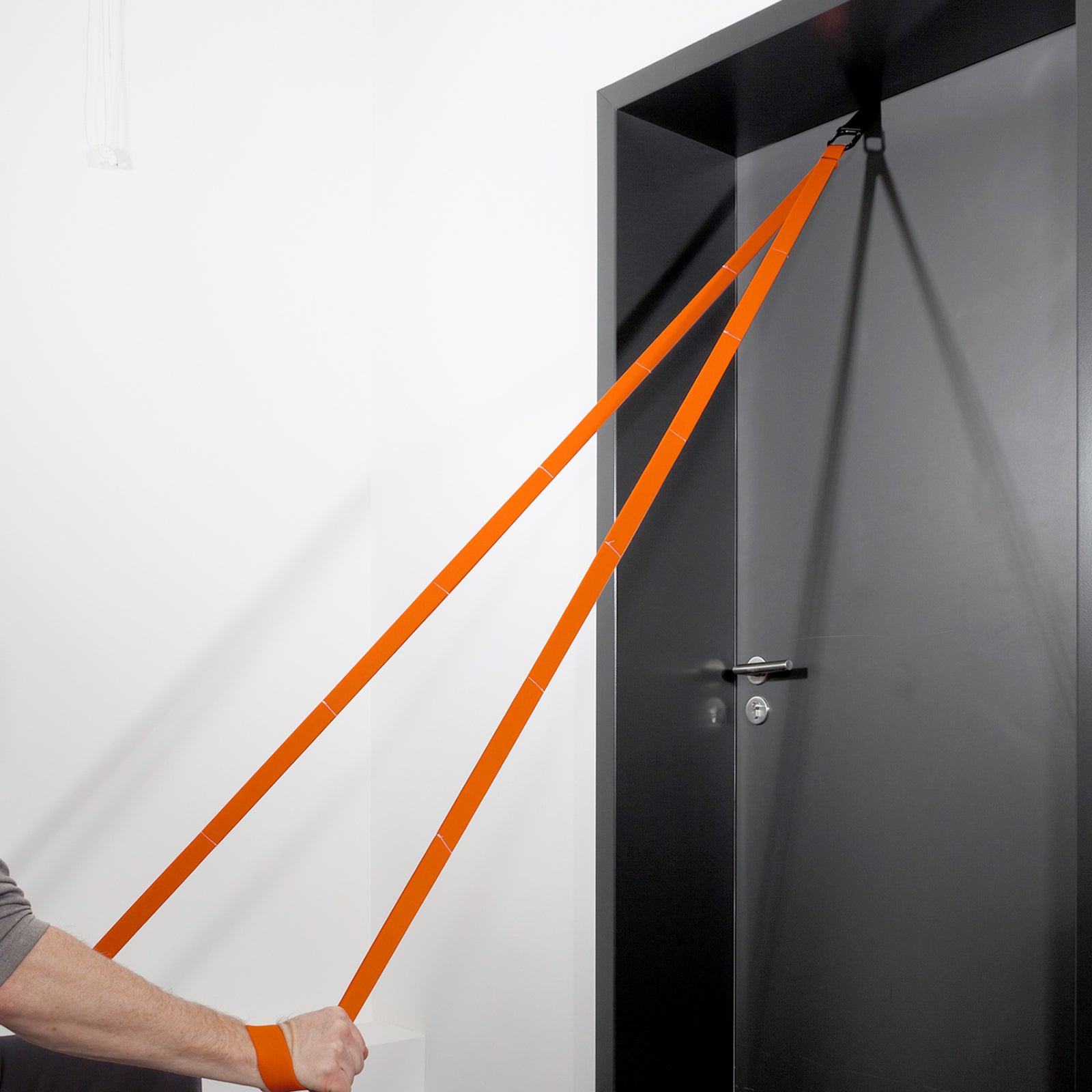 FLEXVIT Door-Anchor Handle and anchoring for training band Black