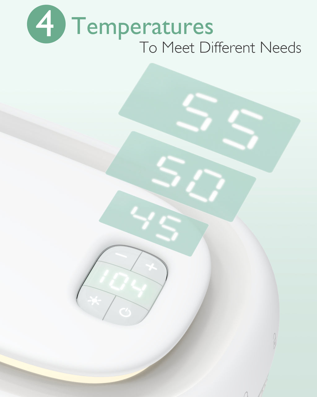 Momcozy Suurikapasiteettinen Vauvan Kosteuspyyhelämmitin – EU-versio