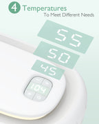 Momcozy Suurikapasiteettinen Vauvan Kosteuspyyhelämmitin – EU-versio