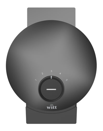 Witt Premium Waffle Maker Single Black Waffle maker Black