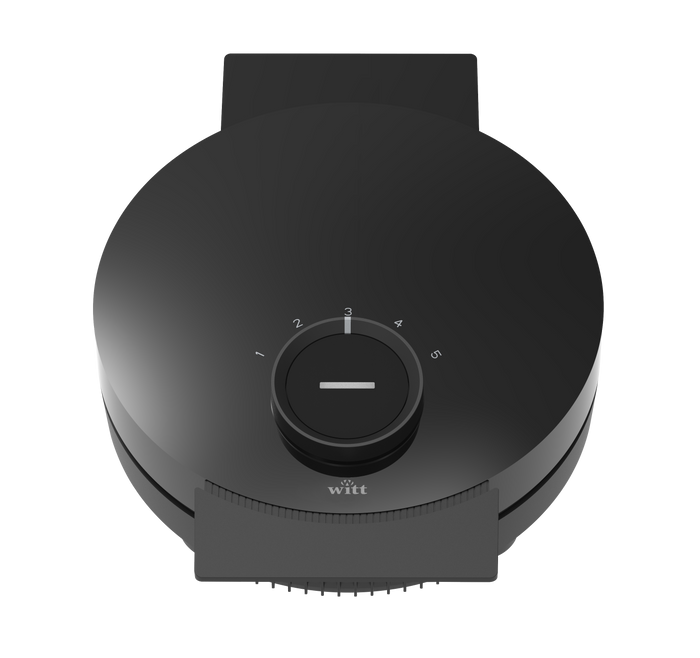 Witt Premium Waffle Maker Single Black Waffle maker Black