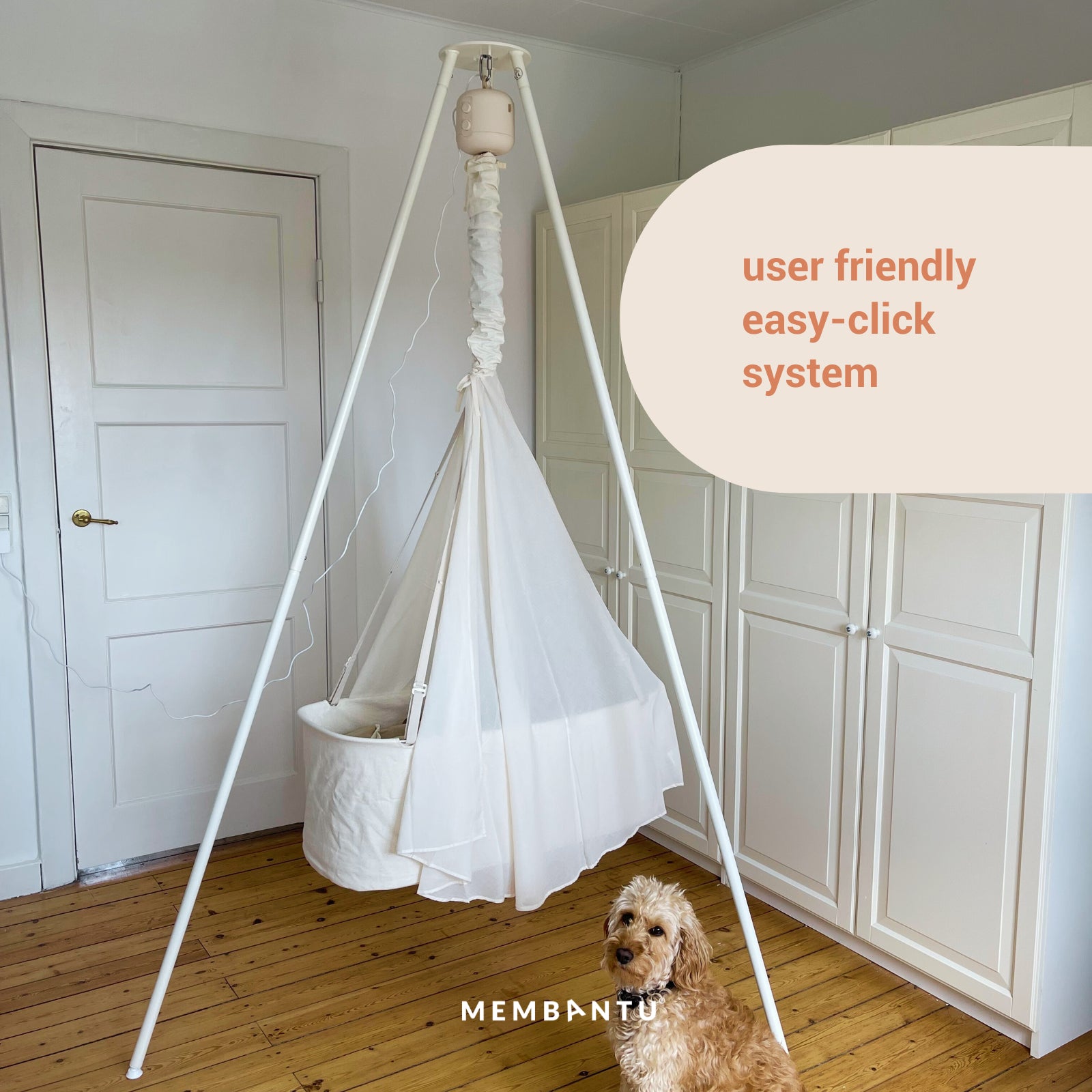 Membantu Basic Cradle Stand Light Grey