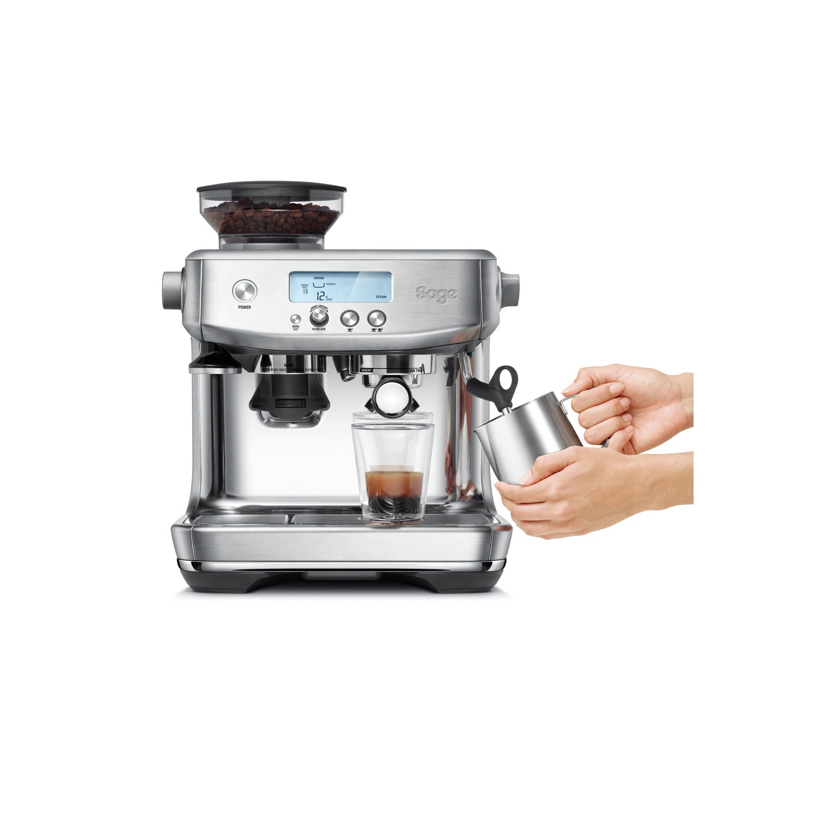 Sage SES 878 BSS Espressomaskine Børstet stål