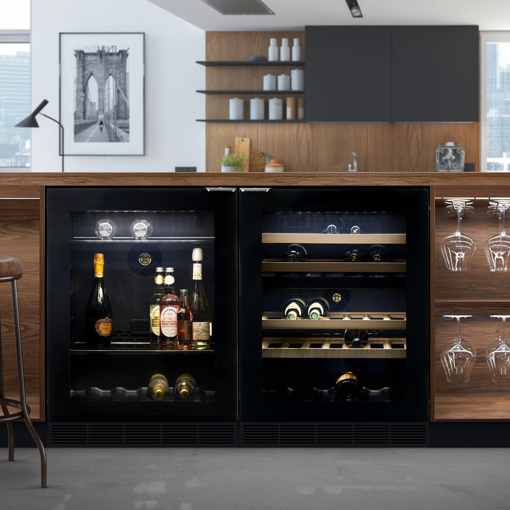 Witt WCU6082-2BG Tabletop wine cabinet Black