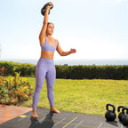 TRX Kettlebell 8 kg, gummibelagt Kettlebells Sort