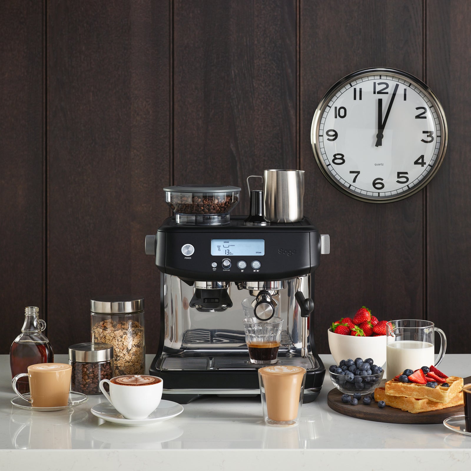 Sage SES 878 BTR Espressomaskine Sort Trøffel