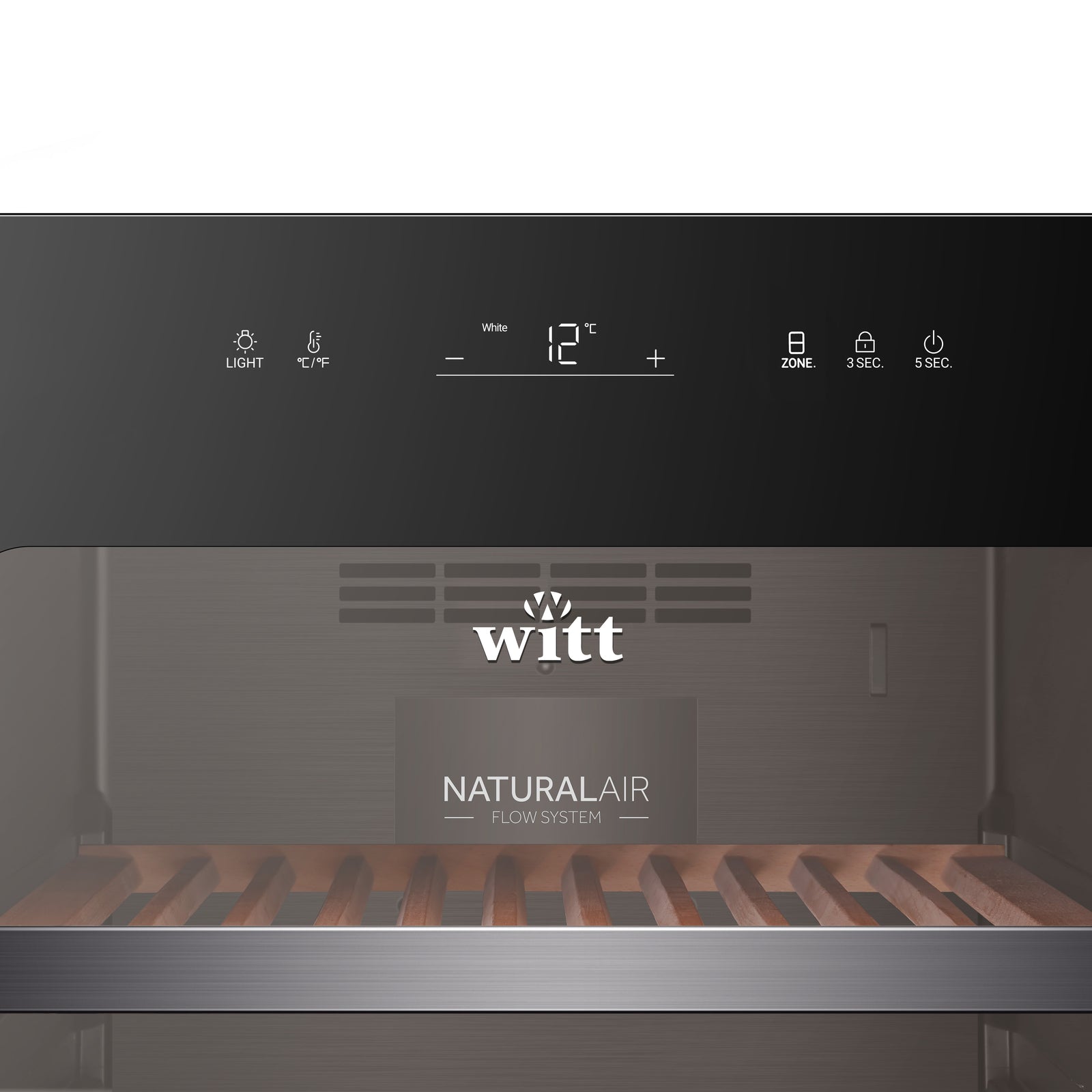 Witt WCF190B219E2 Freestanding wine