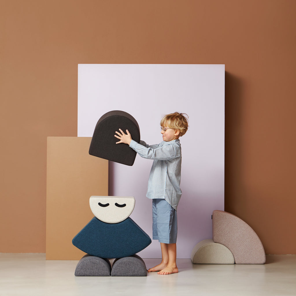 By KlipKlap KK Mr. Half Circle Face Beige